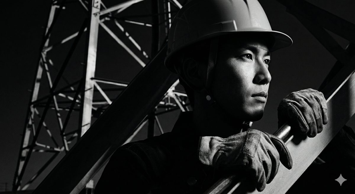 鉄塔組立工事・建柱工事